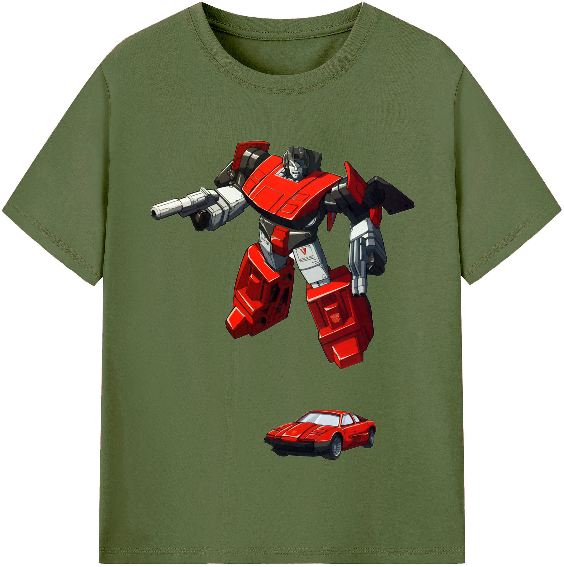 （画像用）  綿100％半袖Tシャツ（フロントプリント）